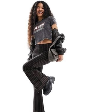 Only Petite Flared Trousers - Black