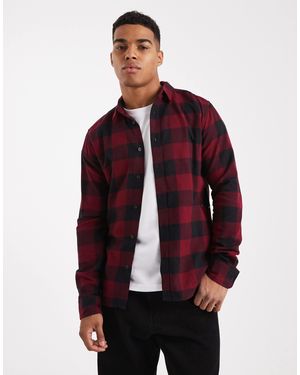 Only & Sons Buffalo Check Shirt - Red