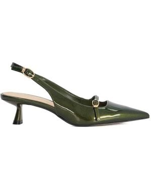Dune Deserved Court Shoes - Green