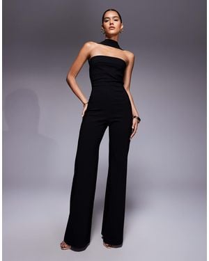 Vesper – jumpsuit aus bengaline - Blau