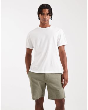 Jack & Jones Short en lin mélangé - Blanc