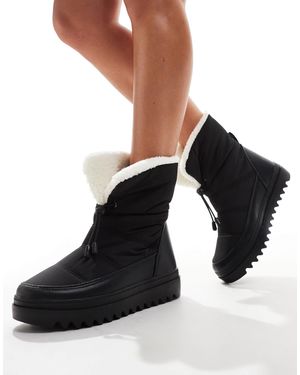 South Beach – gepolsterte mini-stiefel - Schwarz