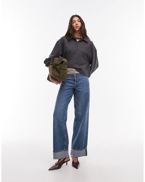 JJXX Tokyo Wide Fit Jeans - Blue