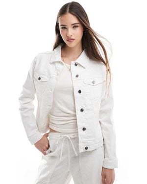 Brave Soul Denim Jacket - White