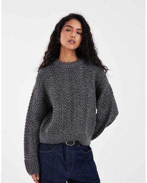 Levi's Charlotte Maglione Traforato - Grigio