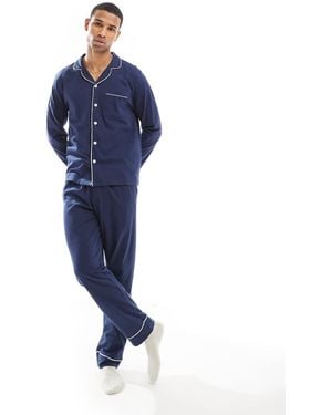 Another Influence Relaxed Pyjama Set - Blue