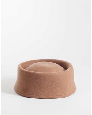 ASOS Pillbox Hat - Natural