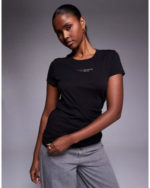 ARMANI EXCHANGE Central Logo T-shirt - Grey