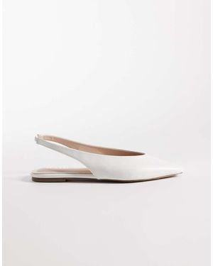 Raid Piella Slingback Flats - White