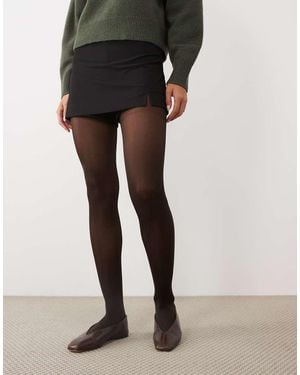 Kaiia Medias Exclusivas En Marrón Chocolate Oscuro-Multi - Negro