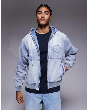 Faded Store Giacca Imbottita - Blu
