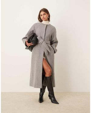 ASOS Abrigo Extragrande Cómodo Sin Solapas De - Neutro