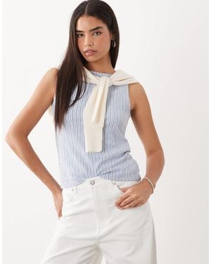 Jdy Boatneck Top - White
