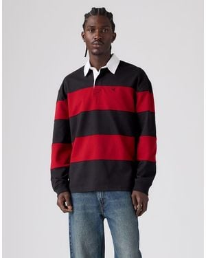 Levi's Pieced Union Rugby Shirt - Red