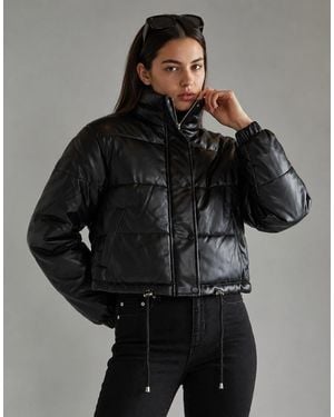Glamorous Puffer Cropped-Jacket - Black