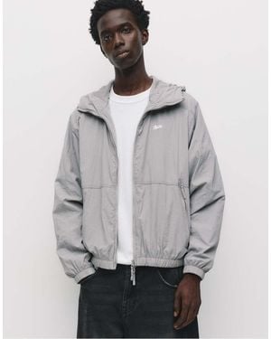 Pull&Bear Lightweight Stwd Raincoat - Grey