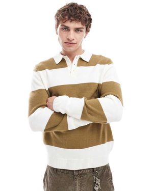 ASOS Polo Stile Rugby - Bianco