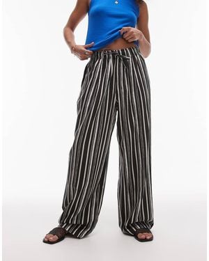 TOPSHOP Linen Balloon Trouser - Multicolour