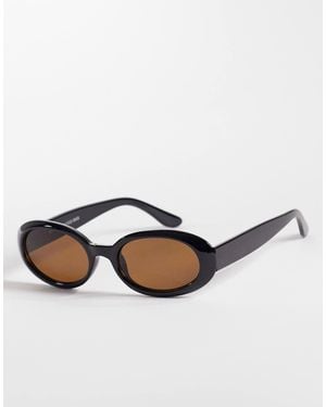 Kaiia Exclusive Round Frame Orange Lens Sunglasses - Multicolor