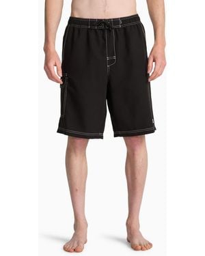 Billabong Throw On Layback 19" Swim Shorts - Black