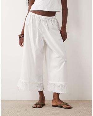 ASOS Bloomers With Tie Detail - Natural