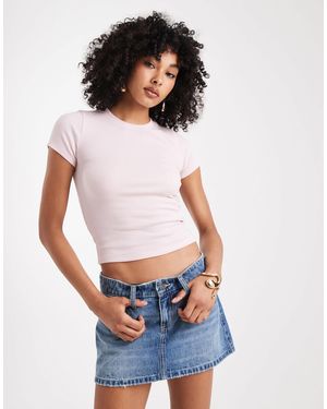 Hollister – kurzärmliges t-shirt - Weiß