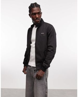 Schott Nyc Blouson harrington à écusson logo - Bleu