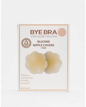 Bye Bra Cubrepezones Claro De Silicona De -Neutro - Blanco