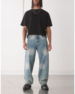 Collusion baggy Tie-dye Jeans - Blue