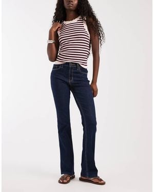 Hollister Front Seam Detail Bootcut Jeans - Blue