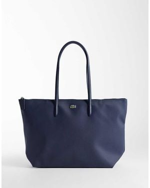 Lacoste Logo Shopper Tote Bag - Blue