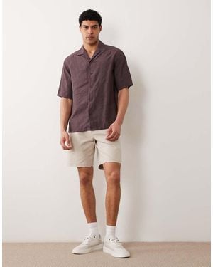 Threadbare Pantaloncini Chino Color Pietra Chiaro - Neutro