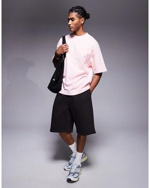River Island Essential Wide Leg Jersey Shorts - Multicolour