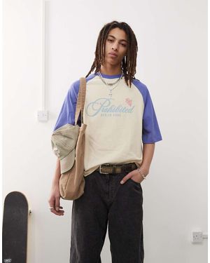 Prohibited Rosi Raglan Vintage T-Shirt - Natural