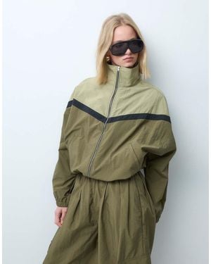 ASOS Giacca A Vento Color Block A Pipistrello Verde