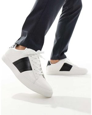River Island Sneakers Bianche Con Riga Laterale - Bianco