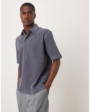 ARKET Polo Scuro Pesante - Blu