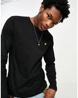 Lyle & Scott – langärmliges shirt - Schwarz