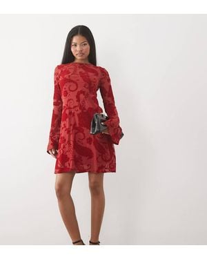 Never Fully Dressed Aria Mini Dress - Rosso