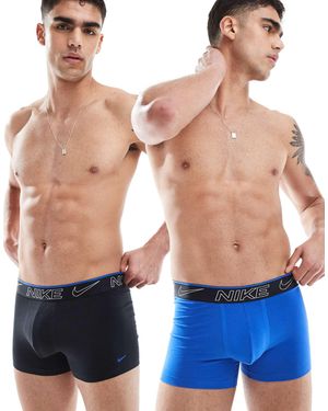 Nike Elite Cotton Stretch 2 Pack Trunk - Blue