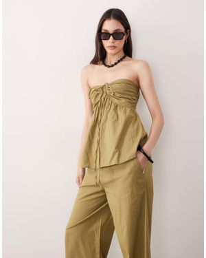 esmé studios Esmee Bandeau Beach Top - Natural