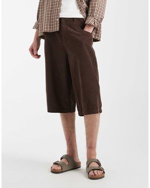 Redefined Rebel Luis - short baggy - café - Marron