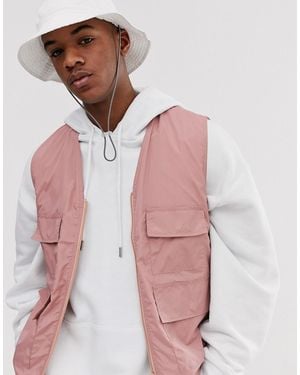 ASOS Utility Gilet - Pink