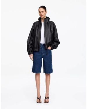 ARKET Loose Fit Denim Shorts - Blue