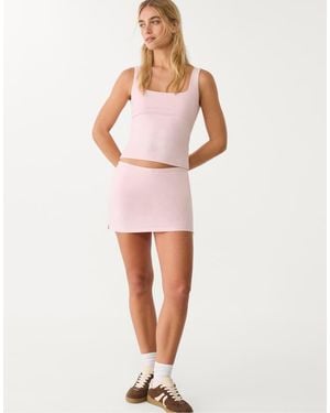Stradivarius Mini Skort - Pink