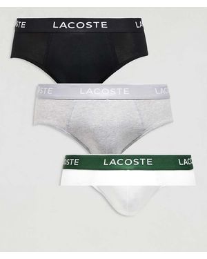 Lacoste Confezione Da 3 Slip - Multicolore