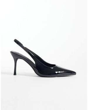 SIMMI Simmi london wide fit lirien spitze slingback-pumps - Blau