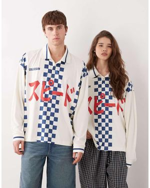 Collusion Unisex Football Long Sleeve Shirt-multi - Multicolour