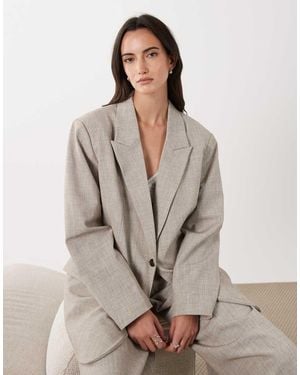 ASOS Tailored Oversized Blazer - Natural
