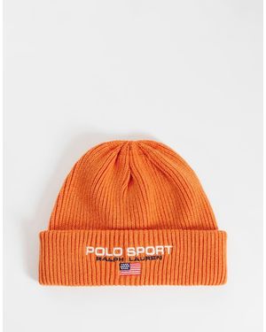 Polo Ralph Lauren Berretto Con Logo Sportivo - Arancione